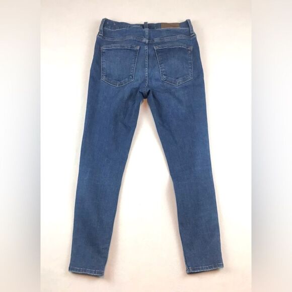 Madewell Blue Denim Jeans‎ 9 in Mid Rise Skinny Size 26 P. - Picture 10 of 10